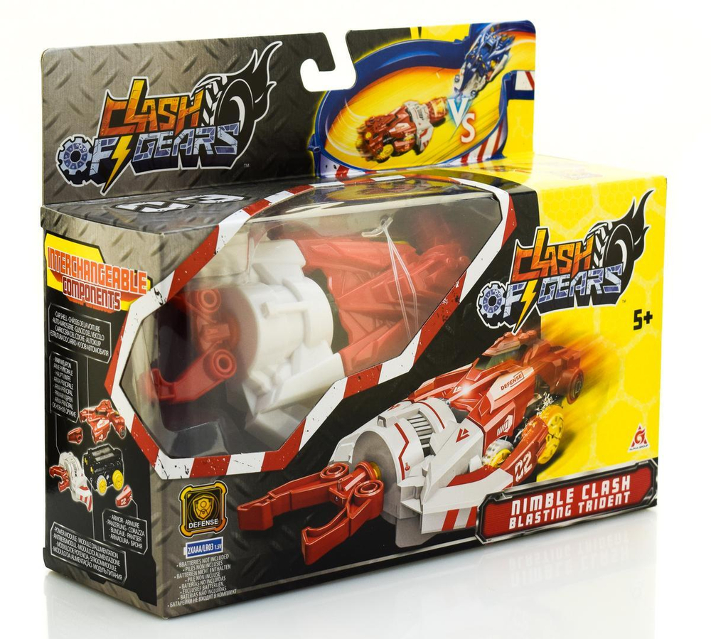 Клэш оф Гирс.Игр Машинка боевая Нимбл Бластин Триден.ТМ Clash of Gears (Росмэн)