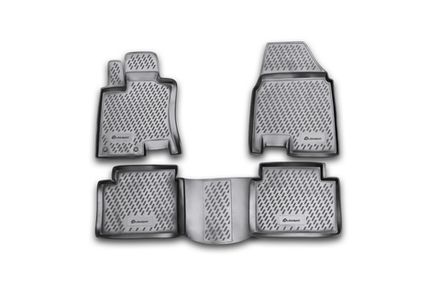 Коврики в салон NISSAN Qashqai+2 2008-2014, 4 шт. (полиуретан)