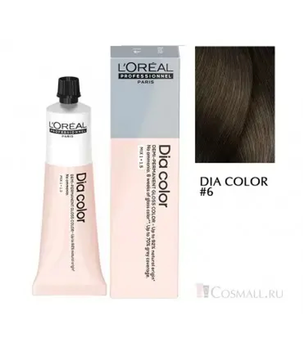 L'Oreal Professionnel Dia color 6.8 безаммиачные красители 60 мл.