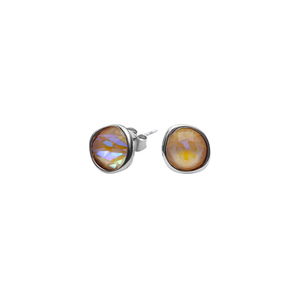 Серьги-пусеты Fiore Luna Light Grey D. A1909.2.1 BW/S