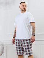 Шорты мужские Тор-2.1 Виотекс КЛЕТКА РАЗНОЦВЕТНАЯ