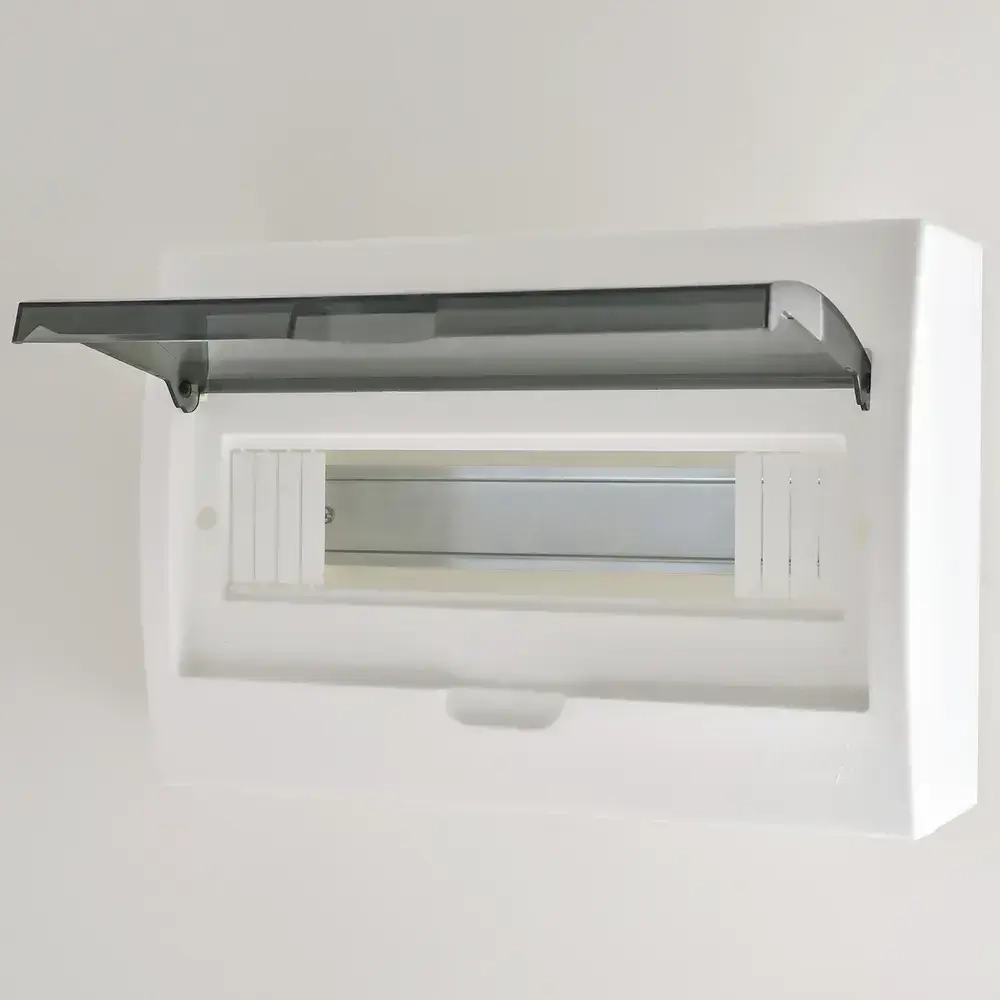 Бокс с прозр крышкой ЩРН-П-12 для наружной уст 12-и модульных устройств