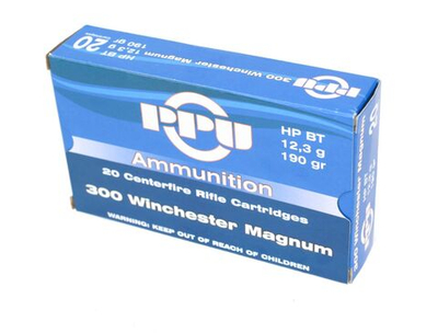 Патрон .300WM PPU HP BT 12,3 г., коробка 20 шт