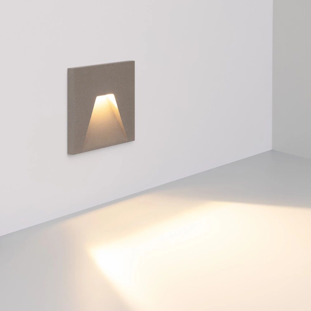 Светильник LT-TIE-S100-3W Warm3000 (GR, 75x30 deg, 230V) (Arlight, IP65 Бетон, 3 года) 050875