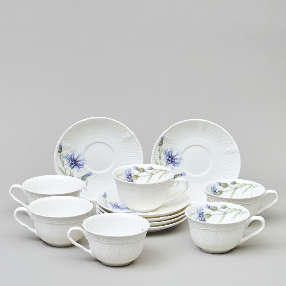 ЧАЙНЫЙ НАБОР LEFARD "ВАСИЛЬКИ" НА 6 ПЕР. 12 ПР. 250 МЛ