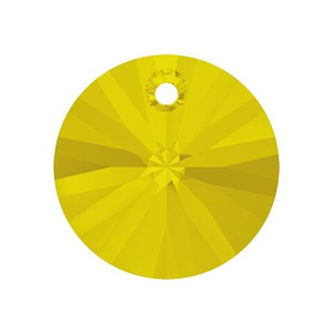evoli 6428 Mini Disk Pendant - Yellow Opal