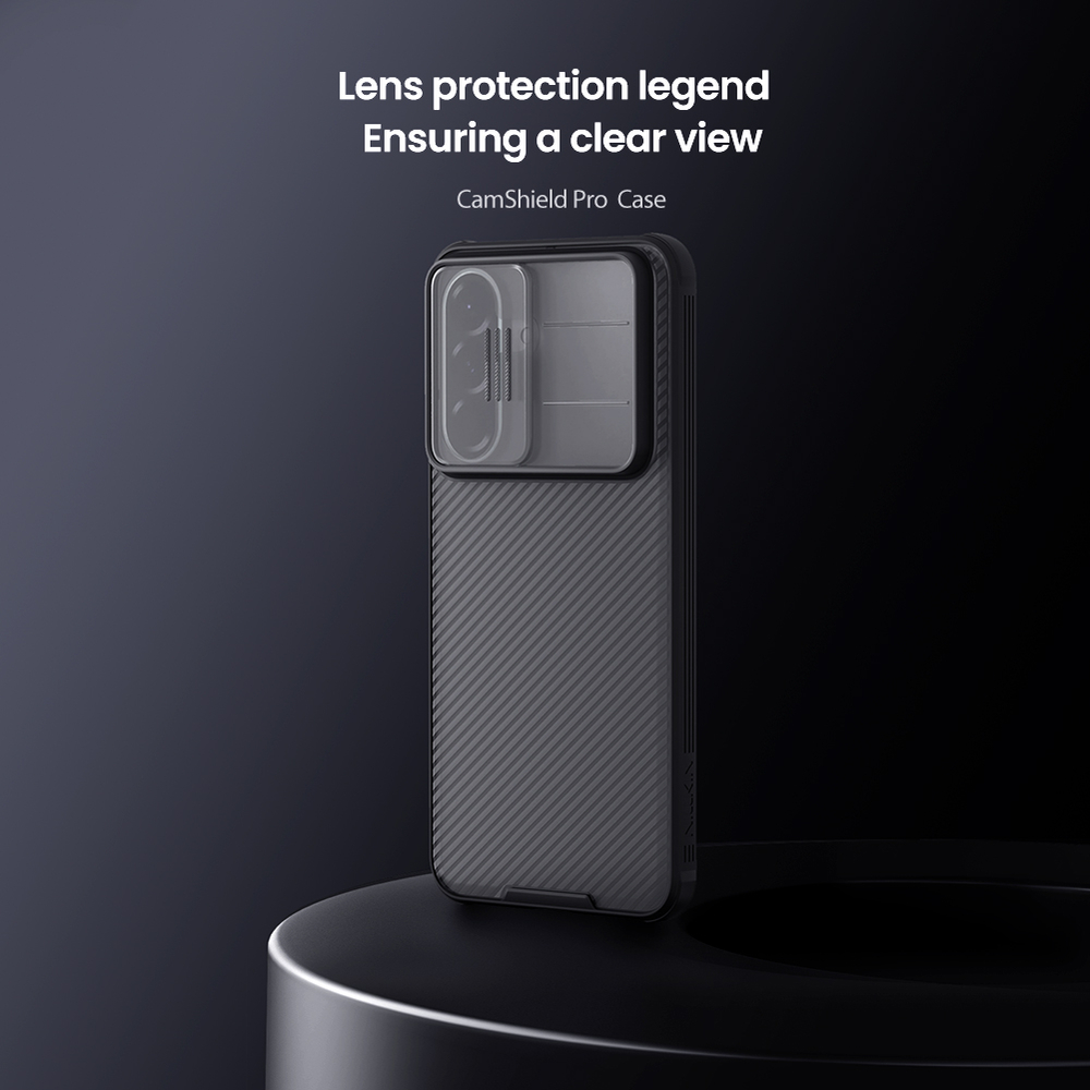 Чехол прозрачный тонированный с защитой камеры на смартфон Samsung Galaxy A57, серия CamShield Pro от Nillkin