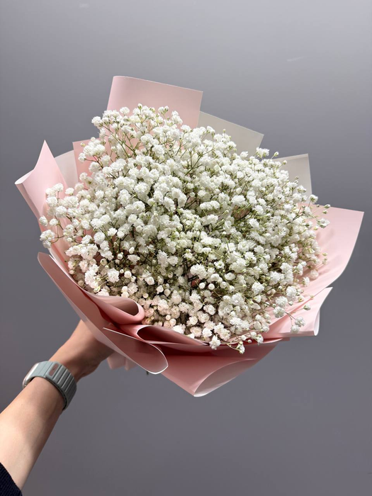 Букет из белой гипсофилы (5 шт)