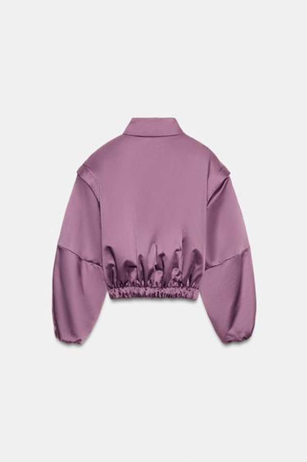 Пуховик с капюшоном и плечами - ZARA