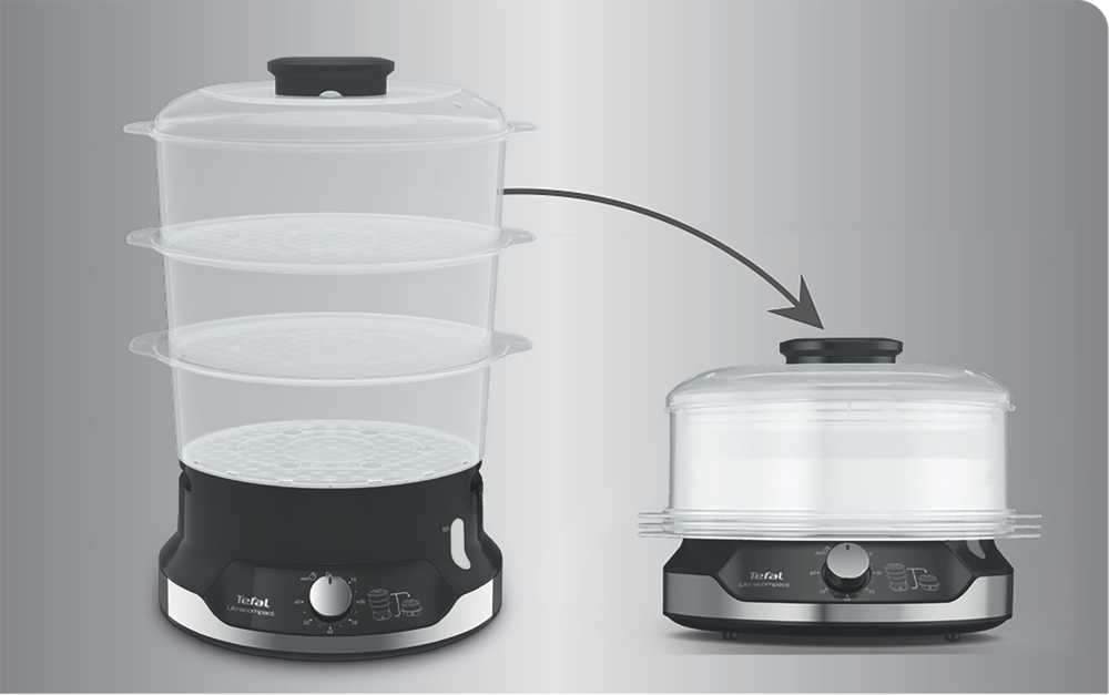 Пароварка Tefal Ultra Compact VC204810