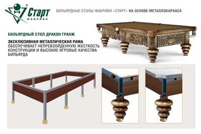 Бильярдный стол Дракон Гранж