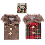 Украшение на бутылку «Теплый наряд» 12*24 см