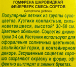 Гомфрена шаровидная Фейерверк, смесь сортов СМЦ-803