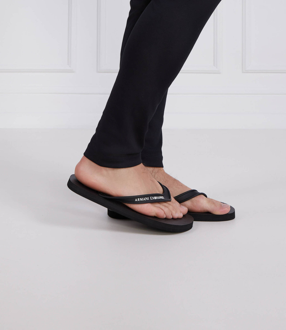 Вьетнамки Armani Exchange - черный(XUQ002 XV676)