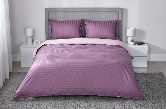 Комплект постельного белья ESTUDI BLANCO Isidora 2 спальный, Сатин 175х215 см, 2 спальный