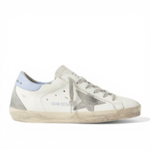 Кеды Женские GOLDEN GOOSE Superstar distressed leather and suede sneakers