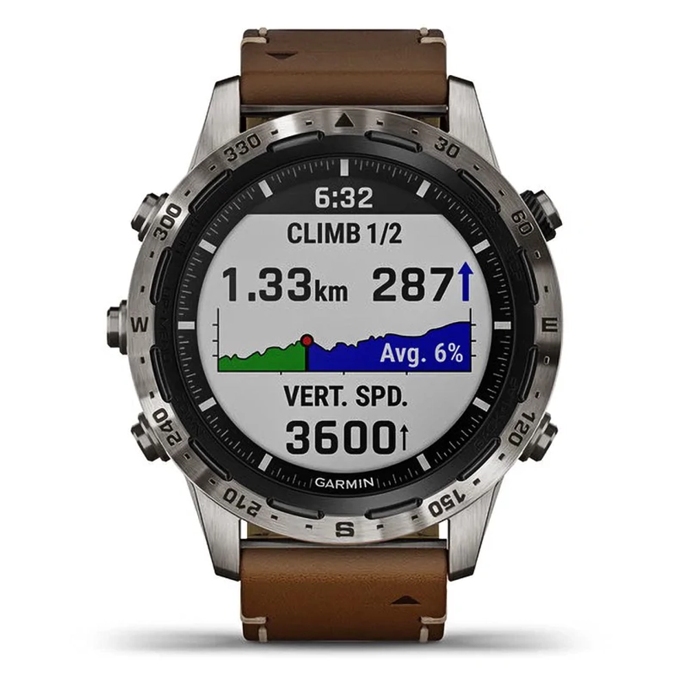 Спортивные титановые наручные часы GARMIN MARQ Adventurer, 010-02006-27