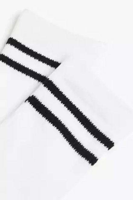 H&M Набор из трех пар спортивных носков, белый