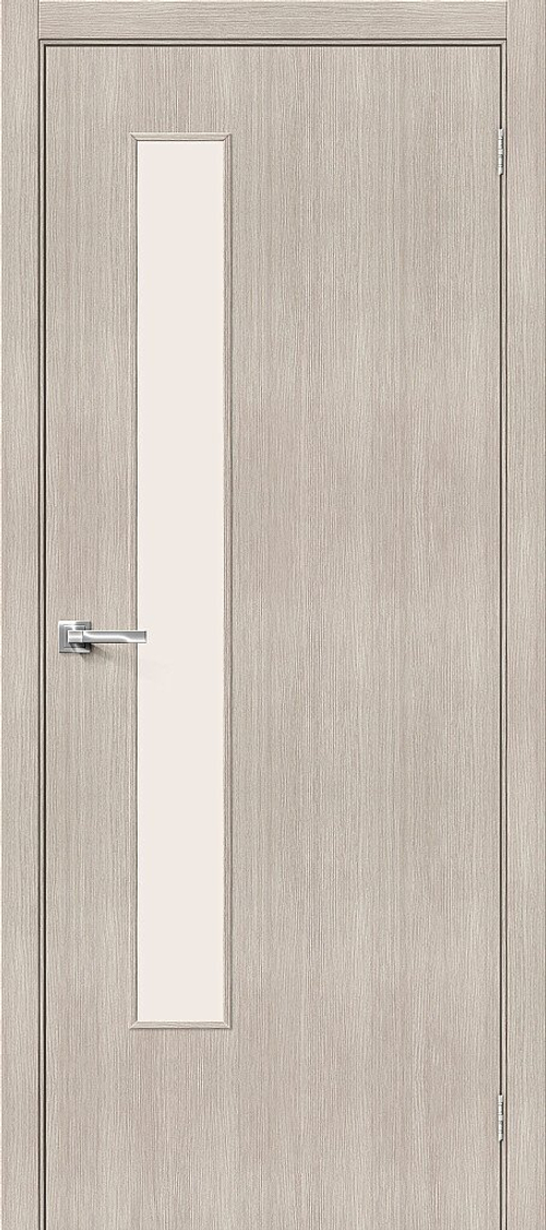 Дверь Браво-9 / Цвет Cappuccino Melinga / Стекло Magic Fog / Двери Браво