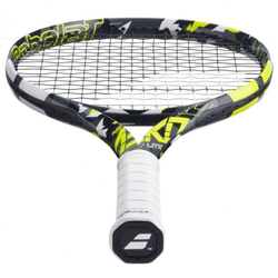 Теннисная ракетка Babolat Pure Aero Lite - grey/yellow/white струны и натяжка в подарок