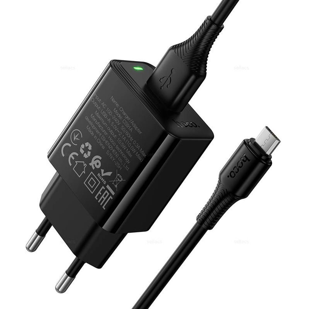 Hoco CS91A Leader зарядное устройство набор (Micro-USB)
