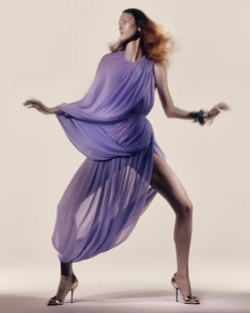 Восточные брюки васильковые