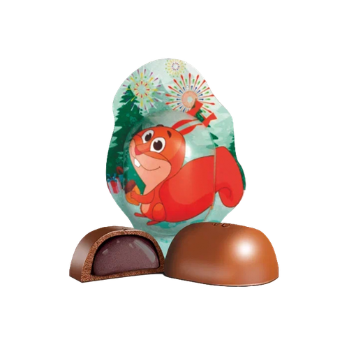 Конфета шоколадная "Белочка" 6,5 г
