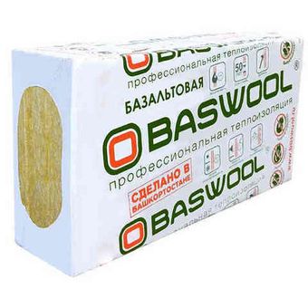 Базальтовая вата Baswool (Басвул) Флор 120 100 мм
