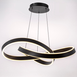 749487 Люстра SATURNO LED 60W 2760LM ЧЕРНЫЙ 3000K