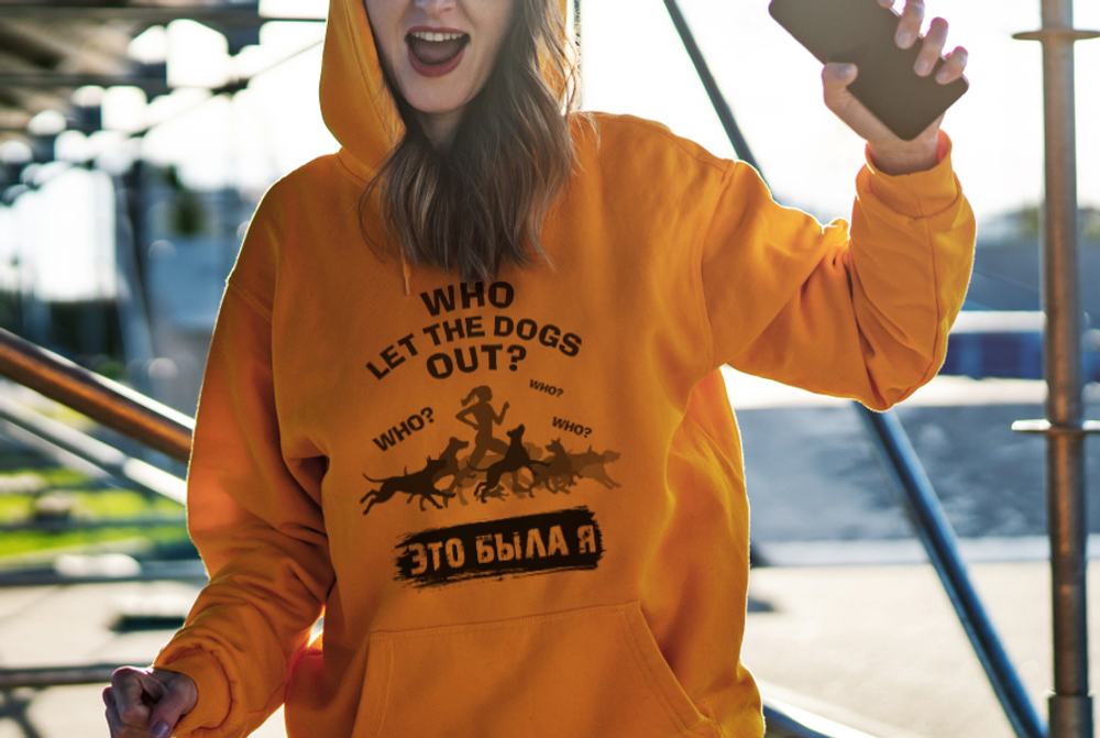 Толстовка "Кто выпустил собак"