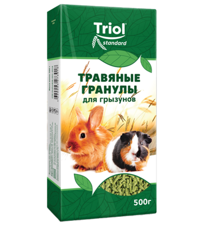 Триол Standard для грызунов "Травяные гранулы" 500гр.