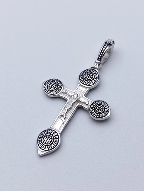 Крест из серебра/Частичное чернение