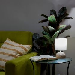 UML-B302 E14 BROWN Светильник настольный декоративный под лампу Е14. 40W. Механический выключатель. Коричневый. ТМ Uniel