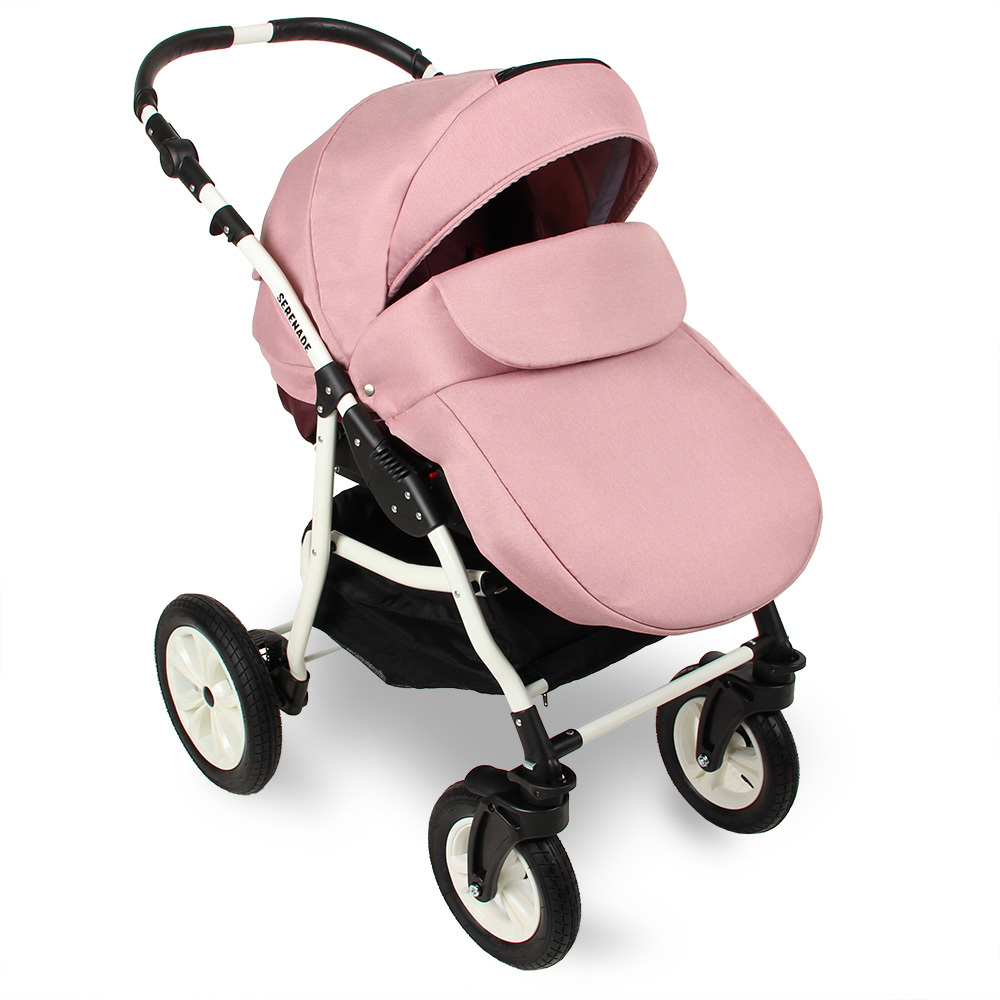 Коляска SERENADE 20 2в1 (Smile Line) (Se 24 (баклажан+т.розовый))