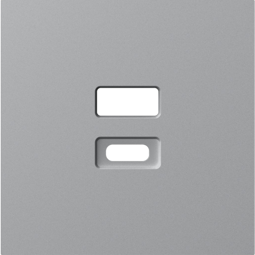 Накладка для розеток USB, матовый серый, серия A07