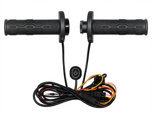 Подогрев ручек мотоцикла OFF-Road. Крепление Lock-on