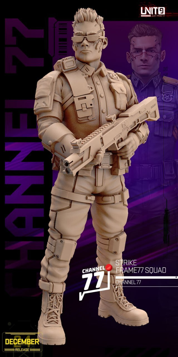 77 канал Cyberpunk - Luna Vega - Channel 77 Миниатюры 32-56-75mm (56mm / 10)