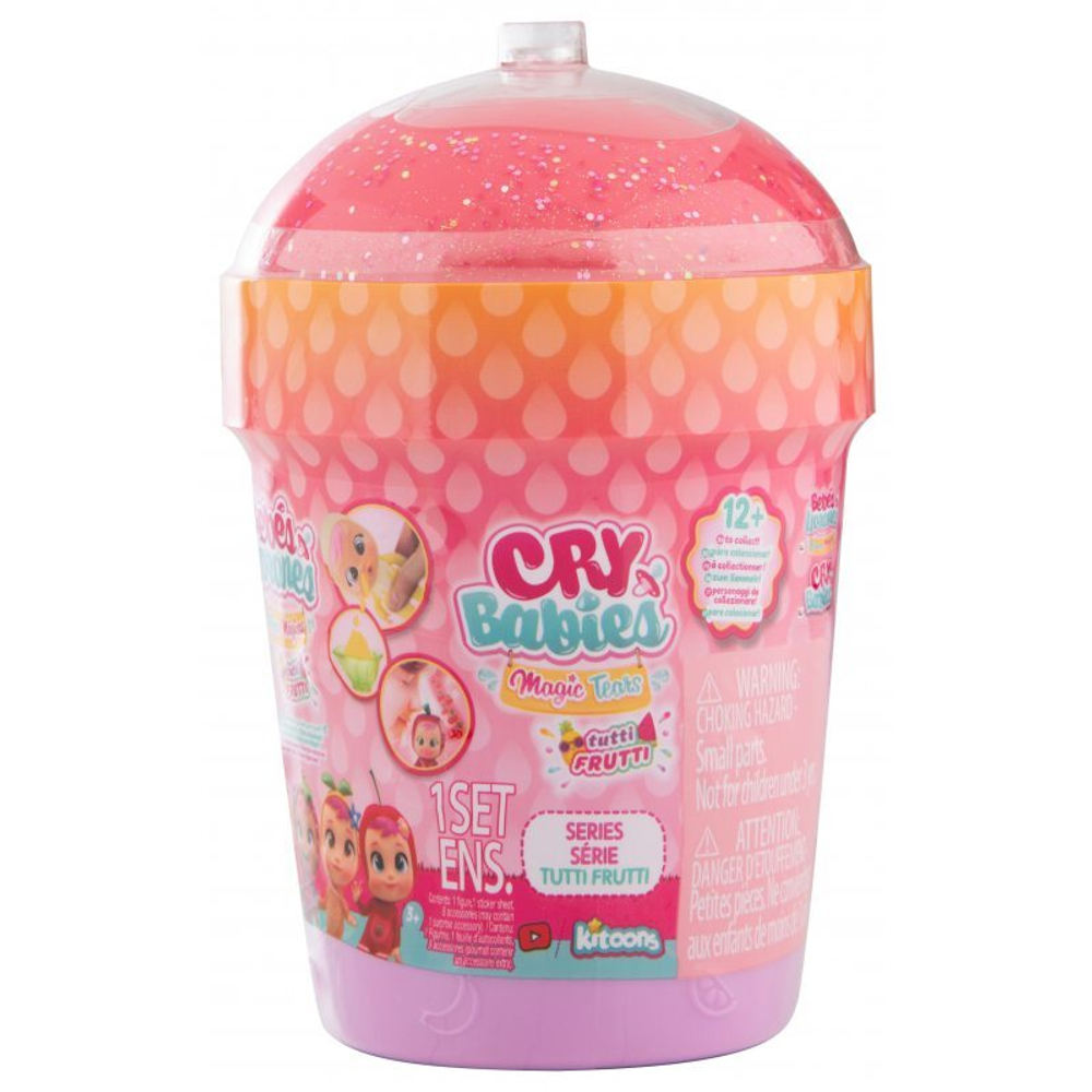 IMC Toys Cry Babies Magic Tears Tutti Frutti - плачущая мини-кукла-сюрприз, серия 2 93355S2