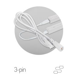 Кабель соединительный для линейного светильника ЭРА C5-С6-1 3-pin 1 м коннекторы IEC C5-IEC C6