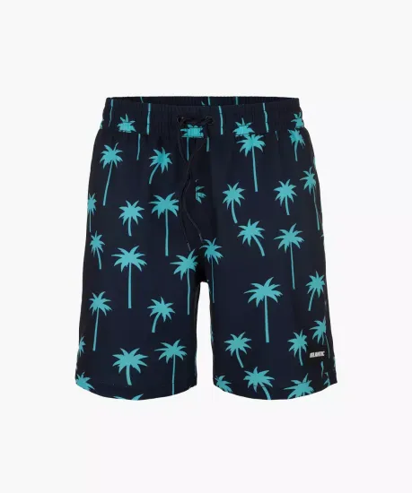 Пляжные шорты мужские Atlantic KMB-205, темно-синие