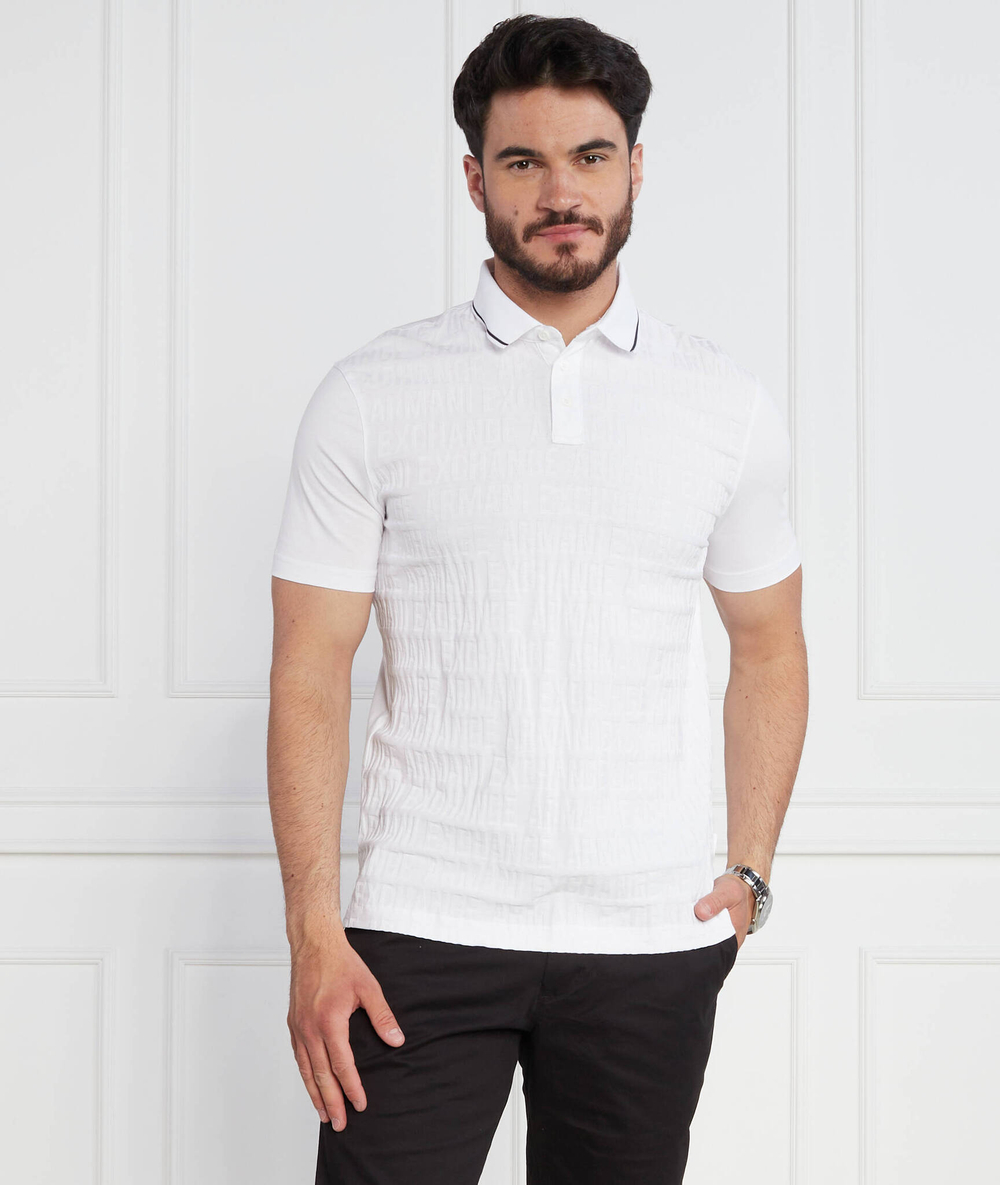 Поло Armani Exchange - белый(3RZFFE ZJ2ZZ)