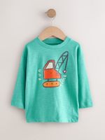 Лонгслив для малышей Next F15-512, 3 шт., Желтый, Красный, Бирюзовый