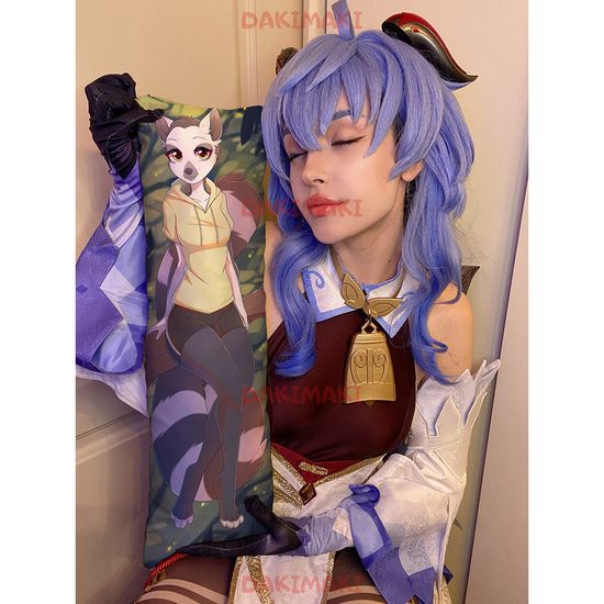 Мини дакимакура фурри Лемур арт. M1190, 60х20 см