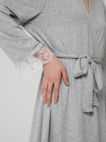 Халат Хл-301/серый-меланж