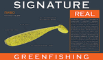 Мягкая приманка GreenFishing Signature Real 4.0" 100мм 6шт -