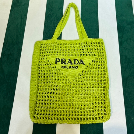 Prada Crochet Tote Bag