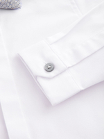 Рубашка и галстук-бабочка в комплекте для мальчика Next E35-116, Белый, Серый