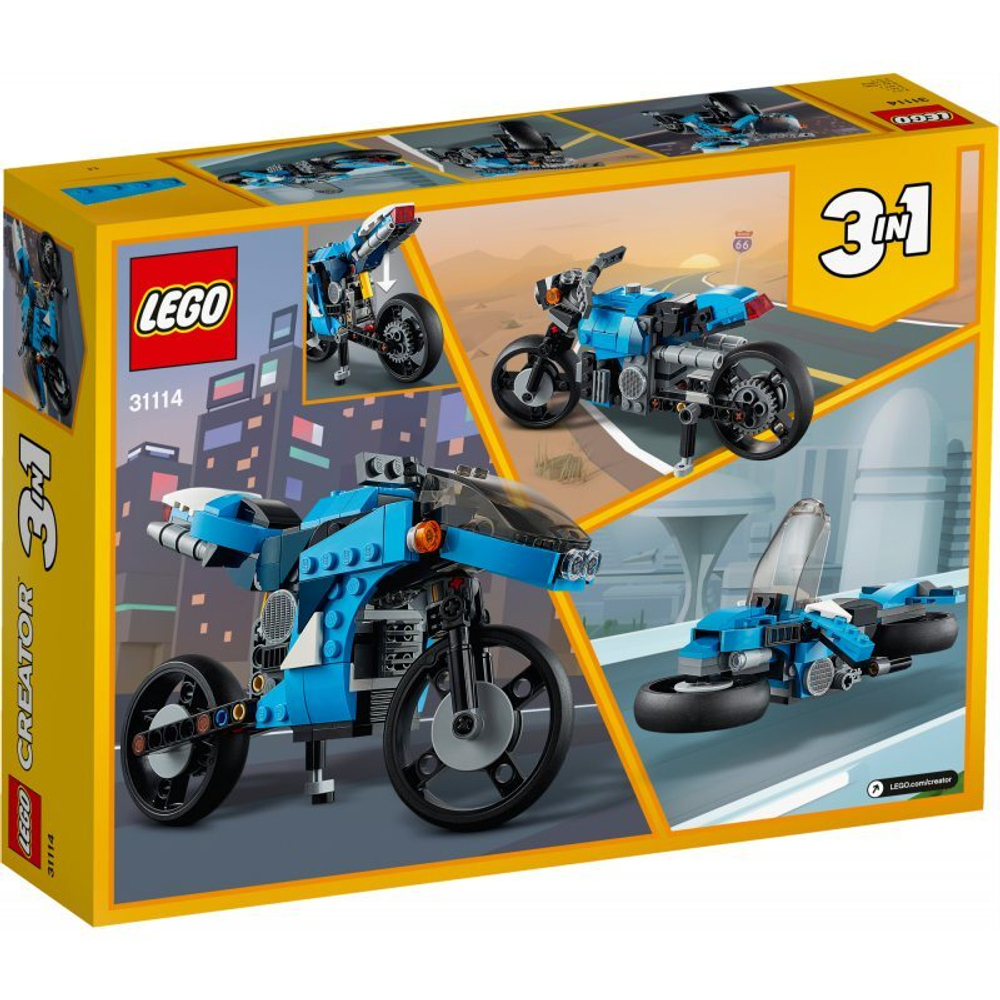 LEGO CREATOR Супербайк 3в1 31114