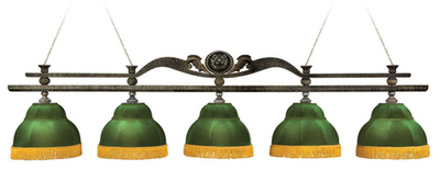 Лампа Лео II 5 - плафонов клен