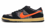 Кроссовки Nike Dunk Sb Black Rough Green